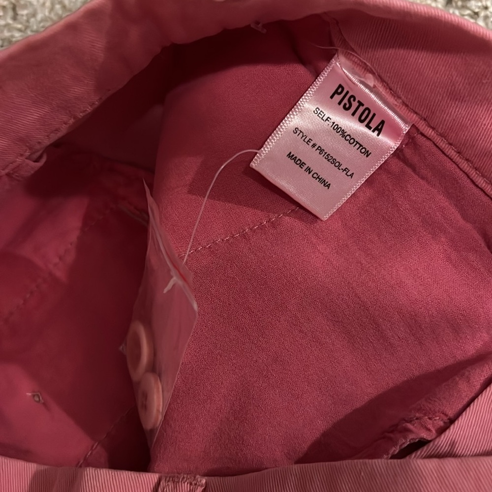 NWT PISTOLA Kellin Pleated Trouser in Pink flamingo size 26 - Picture 10 of 10